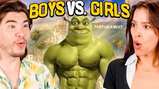 Boys vs. Girls: Shrek Trivia! | ReactCAST