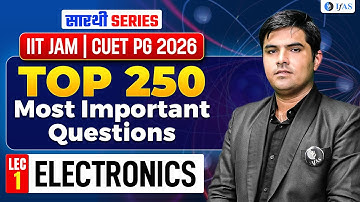 Electronic IIT JAM Physics & CUET PG 2026 | Top 250 Most Important Questions | Lec-1 | IFAS