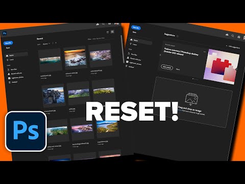 CLEAR recent files from PHOTOSHOP start screen