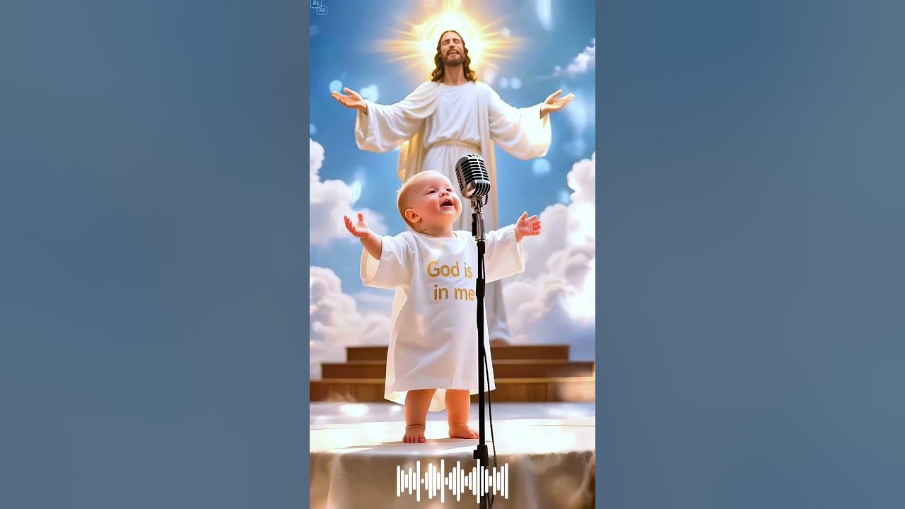 Bebé cantando “Dios está aquí” ❤️🙏 | Ternura y fe en un solo momento