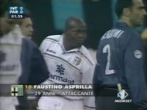 Inter - Parma (Coppa Italia 1998-1999) Asprilla, Djorkaeff, Zanetti, Pirlo, Cannavaro, Buffon, Fuser