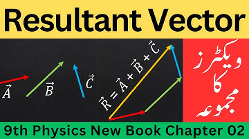 Resultant Vector | How to Add Vectors | 9th Class Physics | New Book | Chapter 2 | English Urdu