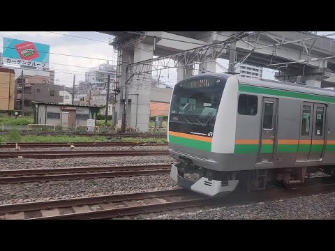 #JR東日本 上野東京ライン(高崎線直通)と並走するも、完全に置いていかれる湘南新宿ライン(宇都宮線直通)