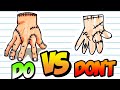 Cool DOs &amp; DON&#39;Ts Drawing  Thing | Netflix Wednesday