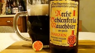 Aecht Schlenkerla Rauchbier Marzen 5.1% Abv Djs Brewtube Beer Review
