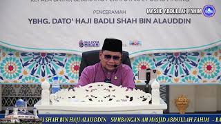 MINGGU KENANGAN P RAMLEE ARKIB NEGARA 'AKU, DIA DAN LAGU' - DATO HAJI BADLI SHAH ALAUDDIN