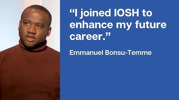 Emmanuel Bonsu-Temme and Sola Richard Olorunfemi - IOSH Student Members