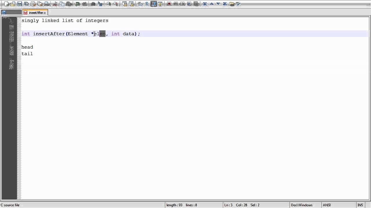Linked List Insert After Function Part 1/3 - YouTube