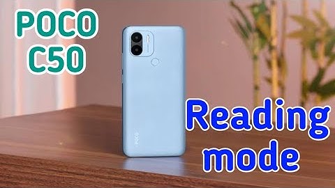 How To Reading Mode Setting Inow To Enable Reading Mode In Poco C50, How To Use Eyepro In Poco C50,