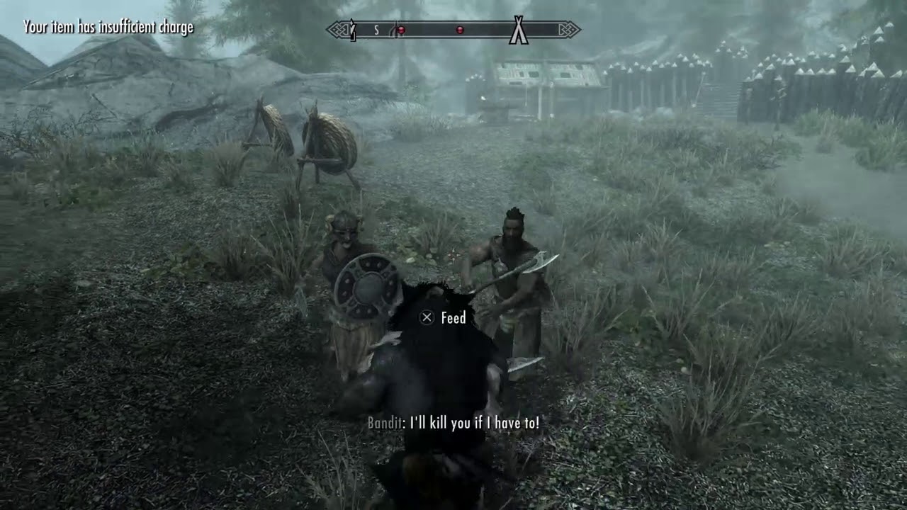 Skyrim Glitch: Werewolf & The Rueful Axe