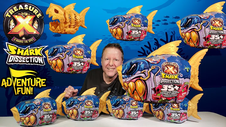 Treasure X Gold “Shark Dissection” 35+ Surprise Treasures Adventure Fun Toy review by Dad!