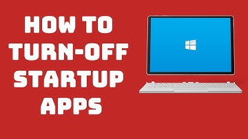 How to disable startup programs in Windows