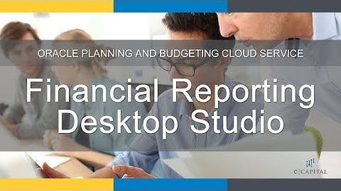 FR Studio Desktop Client Update [Oracle PBCS Update - August 2018]