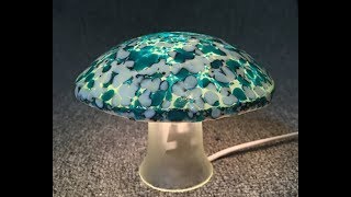 Mushroom Night lights -- Fused Glass