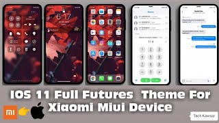Miui IOS 11 Pure Theme || Best i-Phone & ios Theme For Xiaomi Miui 10 | Tema Xiaomi Ios Miui Tarbaru screenshot 5