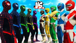 Mighty Morphin Power Rangers Vs Team Spider-Man - Epic Superheroes War