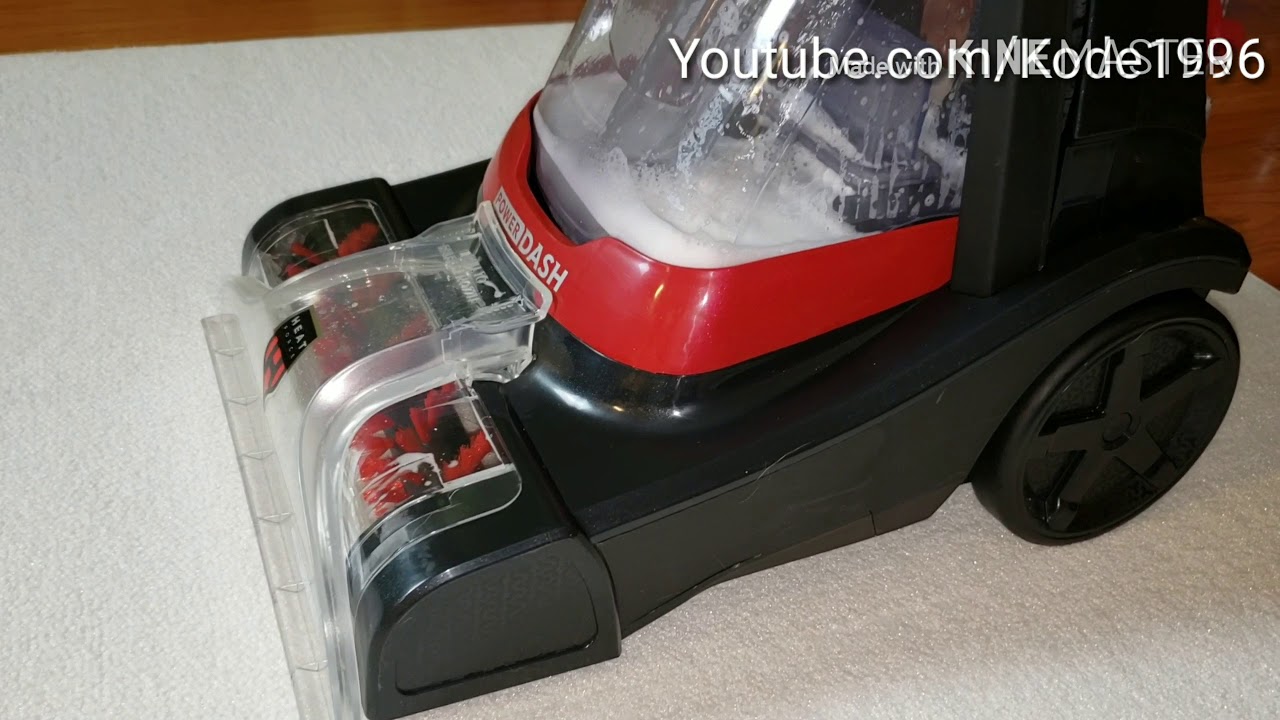 Hoover power dash carpet cleaner - YouTube