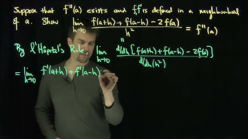 A Difference Quotient for the Second Derivative