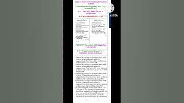 CTET Correction Form / Change Exam Center 2022#youtubeshorts