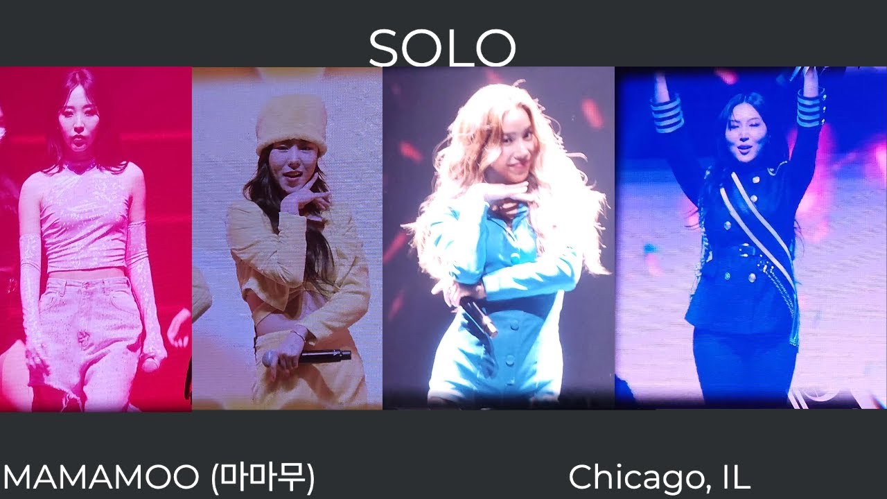 MAMAMOO (마마무) in Chicago [SOLOS] [4K] YouTube