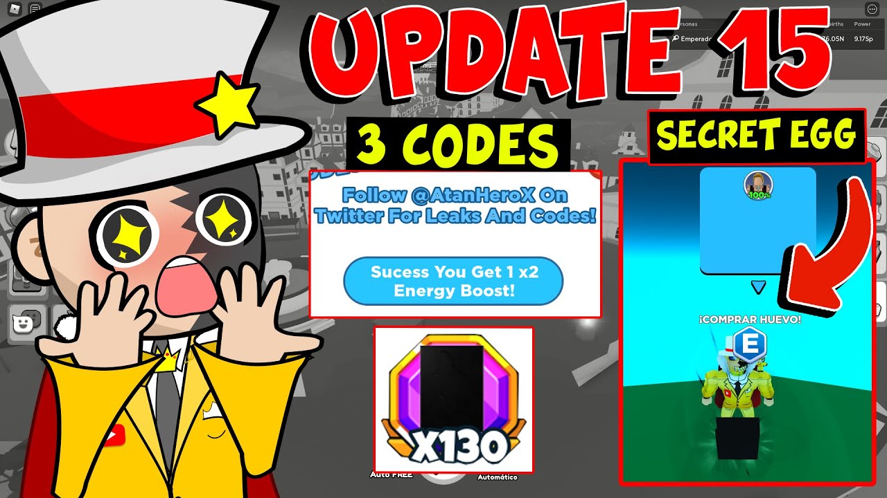 ACTUALIZACION ANIME PUNCHING SIMULATOR ROBLOX *UPDATE 15* GRIMORES, SECRET EGG Y NUEVOS CODIGOS