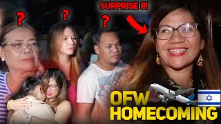 OFW sa Israel umuwi para personal na sorpresahin ang kanyang buong pamilya😱🎉💐