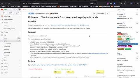 Scan Execution Policy workflow UX enhancements