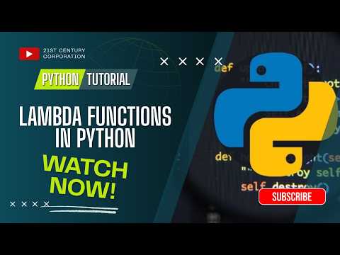 Lambda Functions in Python | Full Tutorial for Beginners