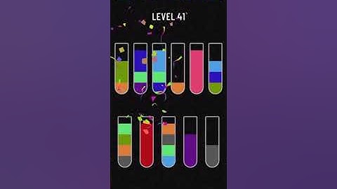 Water sort puzzle 41 walkthrough solutions