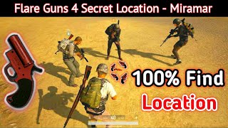 Top 4 Secret Places To Get Flare Gun 🔫 100% Guaranteed in MIRAMAR | Where to Find FLare Gun in PUBG screenshot 2