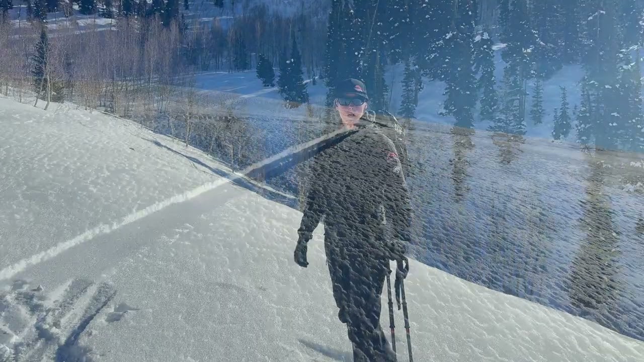 Weak Surface Snow in Logan Dry Canyon