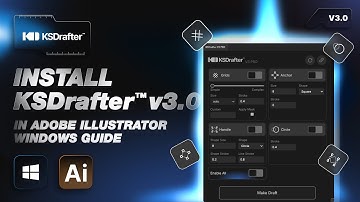 How to Install KSDrafter V3 Plugin in Adobe Illustrator 2025 , 2024 cs6 - For Windows