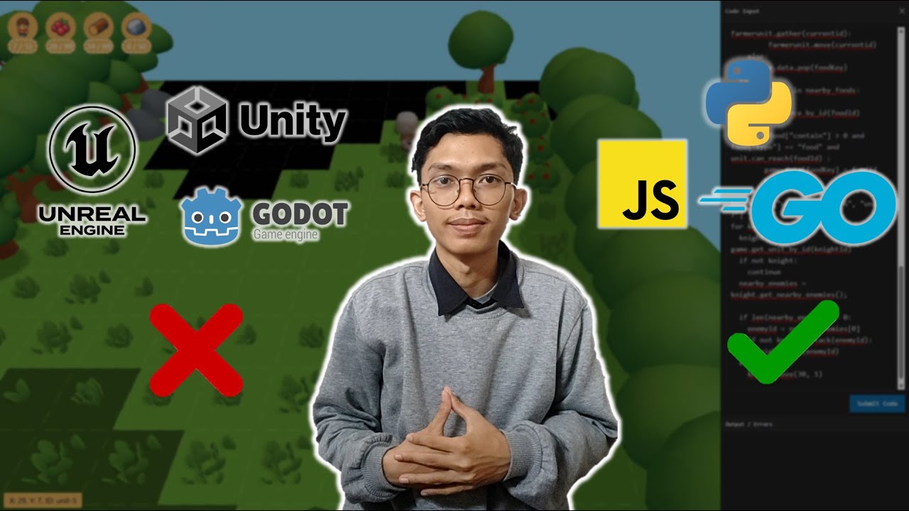 I create a 3D coding game without using game engine
