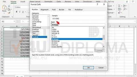 Format the cell range A1:A10 so that the date is displayed as follows: day written in full, a...