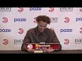 Hawks vs. Celtics Postgame Press Conference: Dyson Daniels