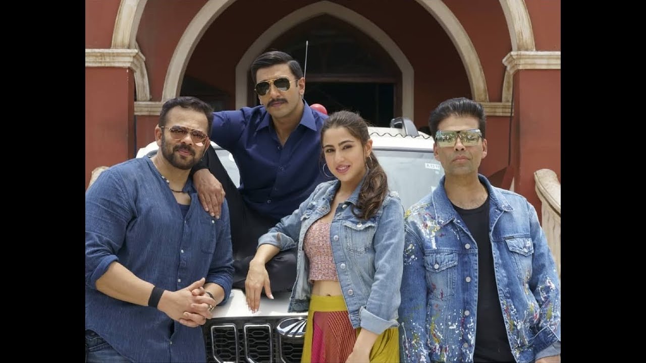 Ranveer Singh and Sara Ali Khan Starrer Upcoming Film Simmba's Shooting Video