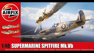 Airfix Spitfire MK Vb 1/48 kit review / unboxing.