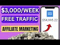 3000week affiliate marketing free traffic method digistore24 tutorial for beginners