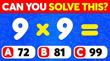 Can You Pass This Maths Quiz...? ➗🤓✖️ | Easy, Medium, Hard, Impossible