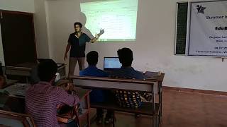 Summer Internship Program 2018 - A short video on 'Quantity Estimation session by Mr. Vivek Singh'