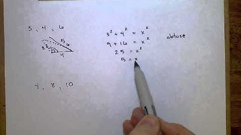 Converse of the Pythagorean Theorem