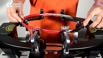 S3169 SIBOASI tennis stringing machine tutorial