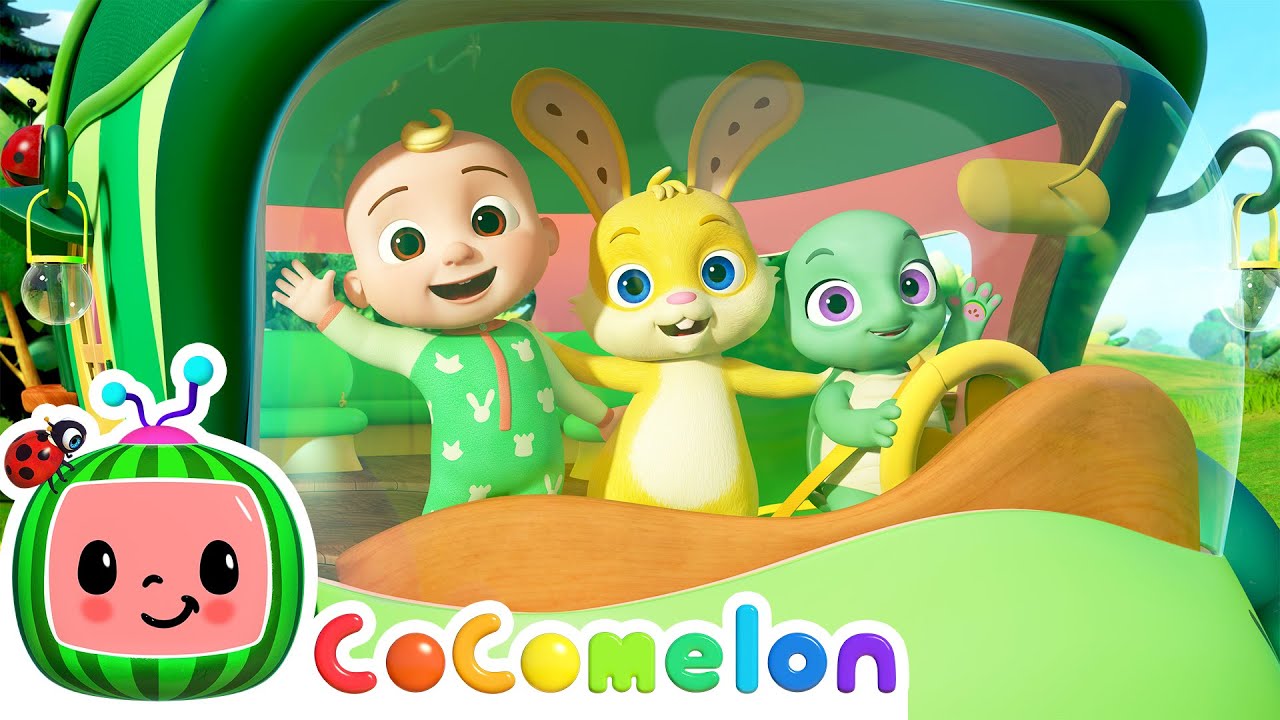 ⁣Wheels on the Bus with Baby Animals | CoComelon Animal Time | Animal Nursery Rhymes