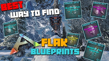 ARK: BEST Way How To EASY Farm & Find Flak BPS | Crystal Isles Land/Snow Drop LOCATIONS!