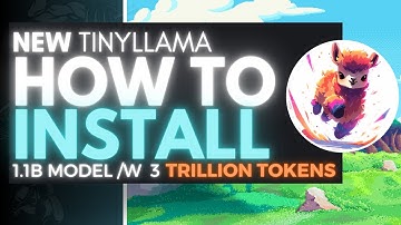 TinyLlama 1.1B: NEW LLAMA Model Size on 3 Trillion Tokens (Installation Tutorial)