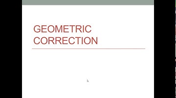 SSR3054 Remote Sensing and GIS Chapter 4 Subtopic 1 Part 4 Video