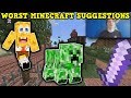 These Are THE WORST Minecraft Ideas EVER