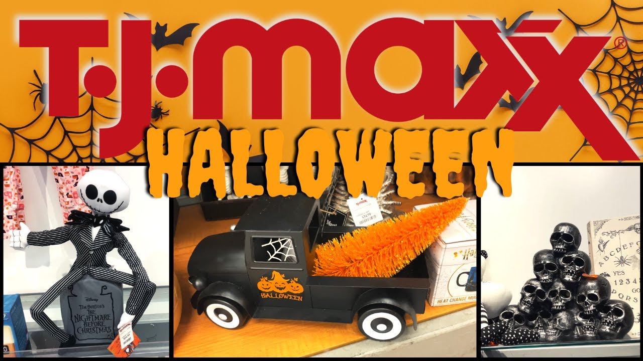 TJ MAXX HALLOWEEN SHOPPING! NEW FINDS! YouTube