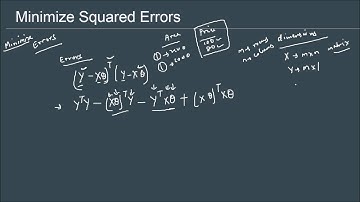 Minimize Squared Error