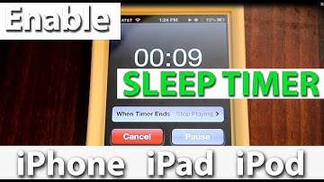 How to set a Sleep Timer on iPhone, iPad, &  iPods